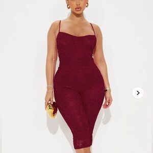 Capri Set - NWT - Small -  Burgundy